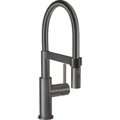 Baterie kuchenne - Villeroy & Boch Steel Expert Compact V&B bateria zlewozmywakowa czarny matowy 92730005 927300005 - miniaturka - grafika 1