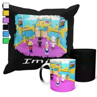 Gadżety dla niej i dla niego - ZESTAW KUBEK MAGICZNY ZMIENIAJĄCY KOLOR +POSZEWKA STAMBEL GAJS PREZENT+IMIĘ - miniaturka - grafika 1