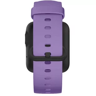 Pasek do zegarka Xiaomi Mi Lite / Redmi Miękka silikonowa klamra Fioletowy - Akcesoria do smartwatchy - miniaturka - grafika 1