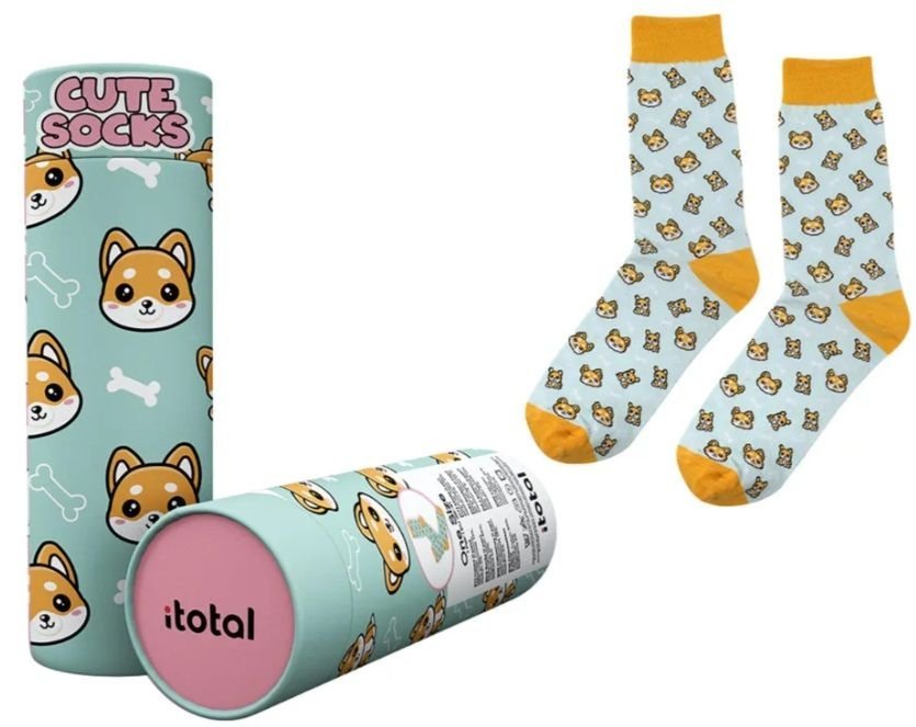 Skarpetki Bawełniane Z Pieskami