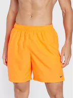 Kąpielówki męskie - Nike Szorty kąpielowe Essential Volley NESSA559 Pomarańczowy Regular Fit - miniaturka - grafika 1