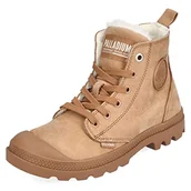 Trampki damskie - Palladium Pampa Hi Zip WL, trampki damskie, Nude Brown, 41,5 EU, Nude Brown, 41.5 EU - miniaturka - grafika 1