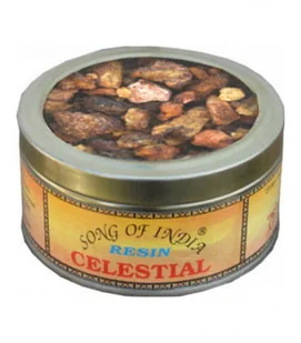 Song of india Żywica Celestial, Naturalne kadzidło do spalania, puszka 60g. Song of India - Aromaterapia - miniaturka - grafika 1