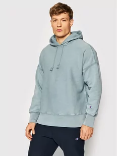 Champion Bluza Acid Wash 216489 Zielony Oversize - Bluzy sportowe męskie - miniaturka - grafika 1