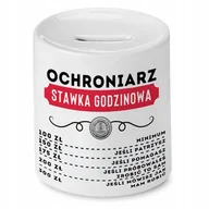 Skarbonki - Dla Ochroniarza Skarbonka na Urodziny na Prezent z Nadrukiem ze Zdjęciem + Opakowanie na prezent (wzór 03) - miniaturka - grafika 1