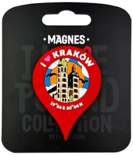 Magnes I love Poland Kraków - Pan Dragon - Magnesy - miniaturka - grafika 1