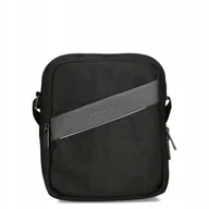 Torby męskie - Torba Saszetka Męska Na Ramię Pierre Cardin Raportówka Pojemna Duża Czarna - miniaturka - grafika 1