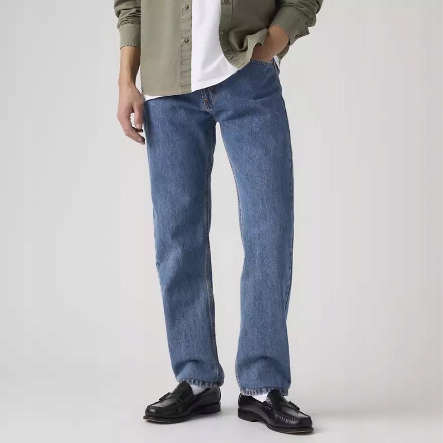 LEVI'S JEANSY MĘSKIE PROSTE Z BAWEŁNY KLASYCZNE NIEBIESKIE 33/34 17BA