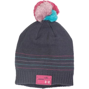 Czapka dziewczęca Under Armour Girl's Triple Scoop Beanie - Czapki dla dzieci - miniaturka - grafika 1