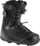 Buty snowboardowe - Nitro CYCPRESS BOA DUAL BOOT´21 damskie buty snowboardowe, czarno-miętowe, 250 - miniaturka - grafika 1