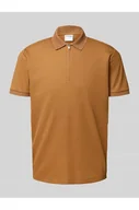 Koszulki męskie - Koszulka polo o kroju regular fit z mieszanki bawełny model FAVE - Selected Homme - miniaturka - grafika 1