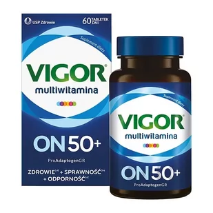 Vigor multiwitamina ON 50+ x60 tabletek - Przeziębienie i grypa - miniaturka - grafika 1