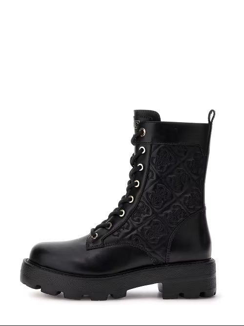 tronchetto e stivaletto donna guess fltyan ele10 yancee black