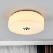 Lampy sufitowe - FLOS Lampa sufitowa designerska MINI, możliwość ściemniania, biały / opal, łazienka, szkło, design - miniaturka - grafika 1