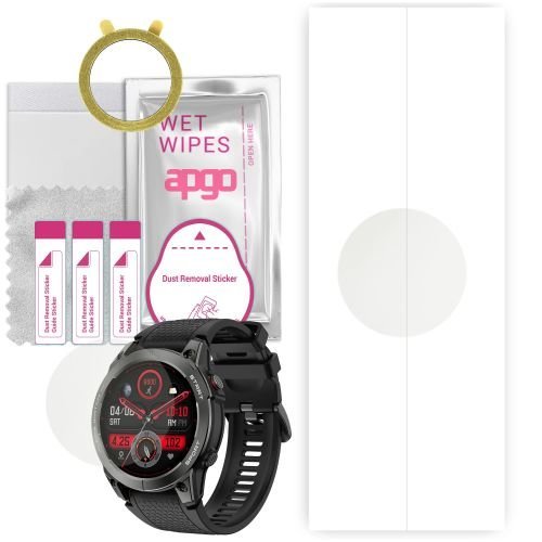 1x folia hydrożelowa MATOWA do Manta Activ X GPS - apgo Smartwatch Hydrogel MATTE Protection Ochrona na ekran smartwatcha