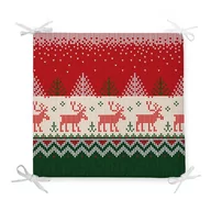 Poduszki na krzesła - Poduszka na krzesło z domieszką bawełny Minimalist Cushion Covers Merry Xmas, 42x42 cm - miniaturka - grafika 1