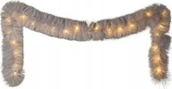 Ozdoby bożonarodzeniowe - Dekoracja świąteczna Springos Girlanda dekoracyjna 270cm 26led biała - miniaturka - grafika 1