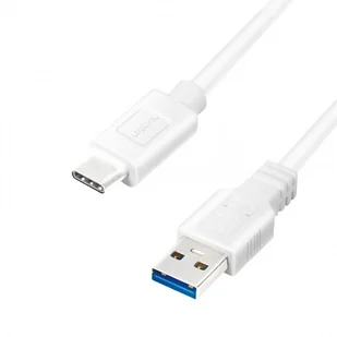 LogiLink USB-A - USB-C 3m biały - Kable USB - miniaturka - grafika 1