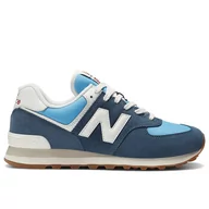 Buty sportowe damskie - Buty New Balance U574RA2 - niebieskie - miniaturka - grafika 1