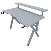 Biurka gamingowe - Biurko gamingowe Cobra CR4010WH Biały - miniaturka - grafika 1