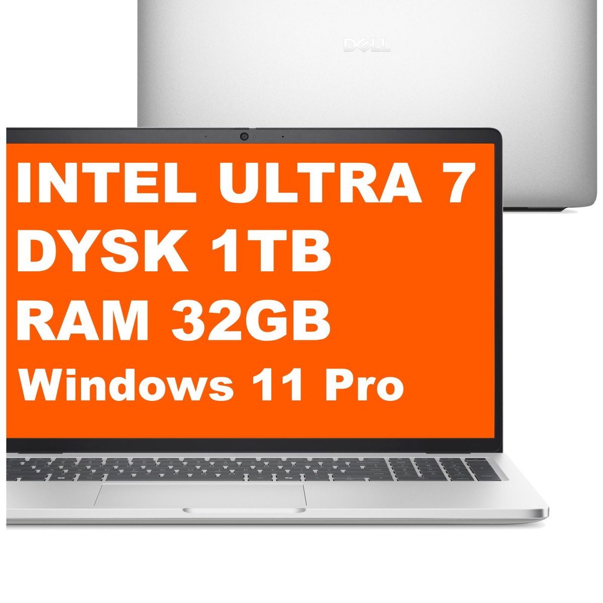 Dell Pro 16 Plus / PRO0186557-R0023705-SA / Ultra 7 / 32GB / 1TB / Intel Arc / FHD+ / Win 11 Pro / Srebrny PRO0186557-R0023705-SA_32GB_1000SSD