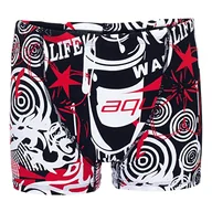 Kąpielówki dla chłopców - AquaFeeL Kąpielówki chłopięce, czarny, 128 - miniaturka - grafika 1