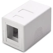 Pozostałe akcesoria sieciowe - Techly Obudowa natynkowa na 1 moduł Keystone RJ45 lub RJ11/12 - miniaturka - grafika 1