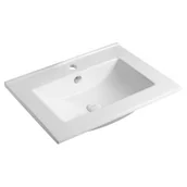 Umywalki - Uptrend Neva umywalka 70x46 cm prostokątna biała UP4530-700 - miniaturka - grafika 1