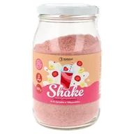 Soki i napoje niegazowane - Mieszanka na shake wysokobiałkowy banan truskawka 325g (5 porcji) - miniaturka - grafika 1