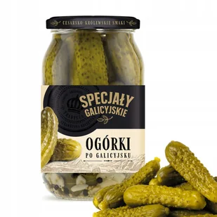 Ogórki Konserwowe domowe przetwory słoik Specjały Galicyjskie 840g - Pasztet i przetwory mięsne - miniaturka - grafika 1