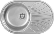 Zlewozmywaki - Zlew KERNAU KSS B 453 1B1D stal SATYNA - miniaturka - grafika 1