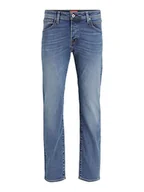 Spodnie męskie - Jack & Jones Dżinsy - Regular fit - w kolorze niebieskim - miniaturka - grafika 1