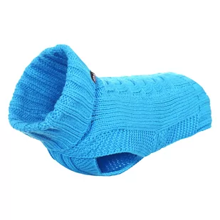 Sweter dla psa Rukka® Wooly, turkusowy - Dł. grzbietu: ok. 26 cm (roz. XS) - Ubranka dla psów - miniaturka - grafika 1