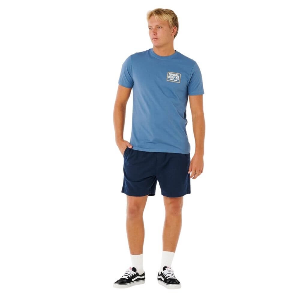 Koszulka Rip Curl PACIFIC RINSE SUNRISE TEE - Bluefin - L