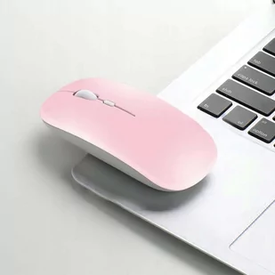 Myszka mysz bezprzewodowa komputerowa Alogy Mouse Bluetooth do laptopa tabletu Różowa - Myszki - miniaturka - grafika 4