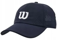Czapki i chusty sportowe męskie - Czapka tenisowa Wilson Active Perforated Cap granatowa S/M - miniaturka - grafika 1