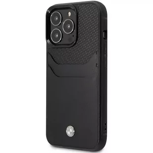 Etui na telefon BMW BMHCP14X22RSEPK do Apple iPhone 14 Pro Max 6,7" czarny/black Leather Card Slot - Etui i futerały do telefonów Etui na telefon BMW BMHCP14X22RSEPK do Apple iPhone 14 Pro Max 6,7" czarny/black Leather Card Slot - Etui i futerały do telefonów - miniaturka - grafika 2