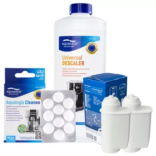 Zestaw Gaggia - Filtr Saeco Intenza+ CA6702 2szt, Uniwersalny Odkamieniacz Aqualogis 1L, Tabletki Czyszczące Aqualogis Cleaneo 10 szt. - Akcesoria i części do ekspresów do kawy Zestaw Gaggia - Filtr Saeco Intenza+ CA6702 2szt, Uniwersalny Odkamieniacz Aqualogis 1L, Tabletki Czyszczące Aqualogis Cleaneo 10 szt. - Akcesoria i części do ekspresów do kawy - miniaturka - grafika 1