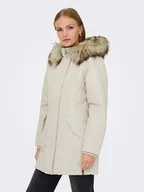 Kurtki damskie - ONLY Parka w kolorze kremowym - miniaturka - grafika 1