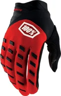 Rękawiczki rowerowe - 100% Rękawiczki 100% AIRMATIC Glove red black roz. S długość dłoni 181-187 mm NEW - miniaturka - grafika 1