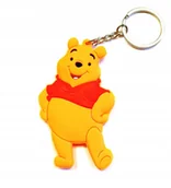 Breloki - Nowy dwustronny brelok, przywieszka, figurka Kubuś Puchatek - miniaturka - grafika 1