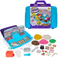 Masy plastyczne - Piasek kinetyczny plastyczny Kinetic Sand Zestaw Walizka Grill N'Scoop Diner - miniaturka - grafika 1