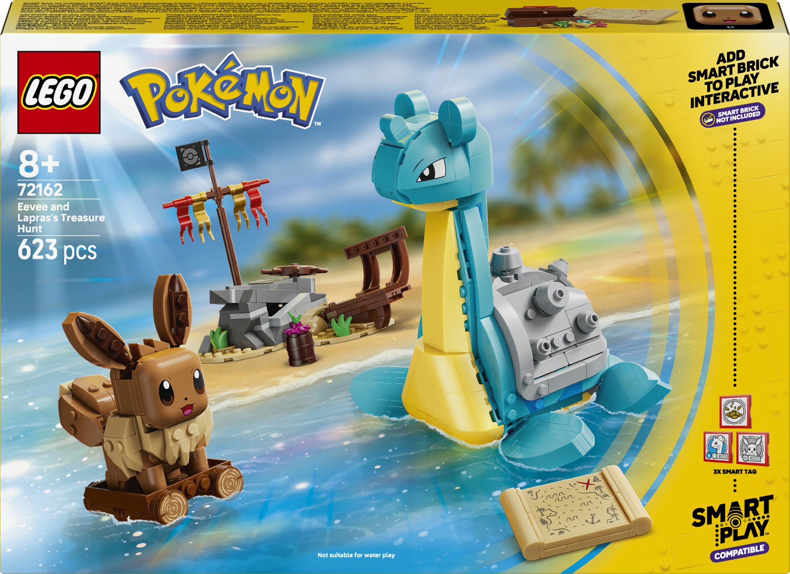 Lego Pokémon Smart Play: Eevee i Lapras poszukiwanie skarbów 72162