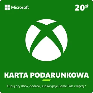 Microsoft Xbox Live 20 zł - Kody i doładowania cyfrowe - miniaturka - grafika 1