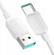 Kable USB - Kabel USB Joyroom Kabel Joyroom Multi-Color Series A14 USB-A / USB-C 3A 1.2 m - biały - miniaturka - grafika 1