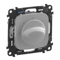 Wyłączniki światła i elektryczne - Legrand Łącznik sterowania wentylacją 4 położenia VALENA ALLURE Aluminium 755177 - miniaturka - grafika 1