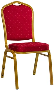 Czerwone bankietowe krzesło sztaplowane K7-S50 - Krzesła - miniaturka - grafika 1
