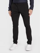Spodnie męskie - Solid Spodnie materiałowe Frederic 21200141 Czarny Slim Fit - miniaturka - grafika 1