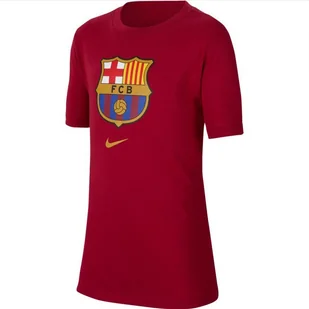Nike, Koszulka dziecięca, FC Barcelona B NK Tee Evergreen Crest CD3199 620, czerwony, rozmiar M - Koszulki sportowe męskie - miniaturka - grafika 1