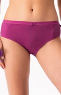Majtki damskie - 2-pack bawełniane figi damskie LPC 248, Kolor fuksja-granat, Rozmiar S, Key - Primodo.com - miniaturka - grafika 1